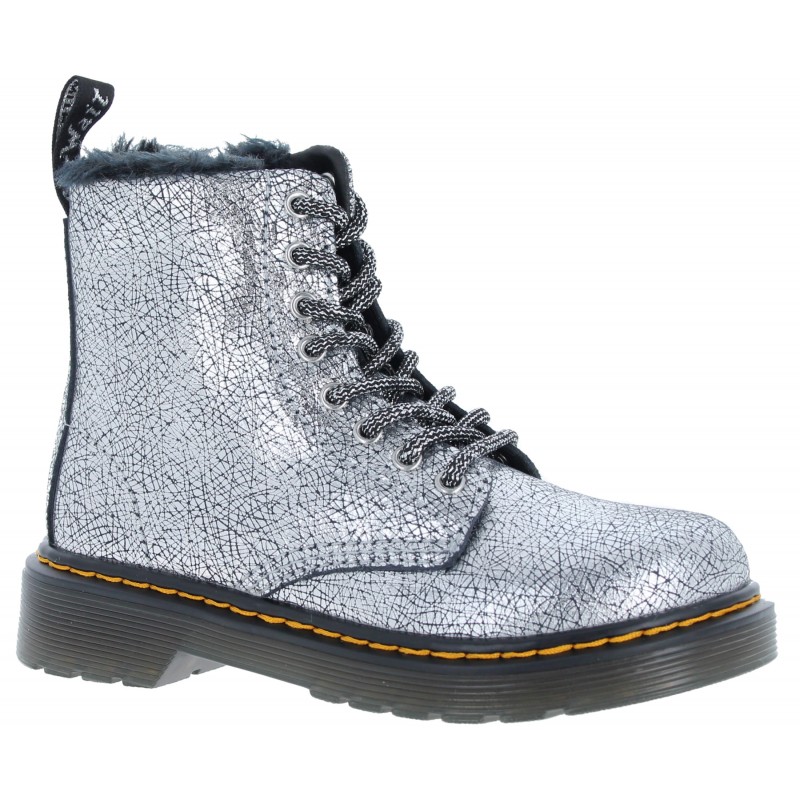 Dr. Martens 1460 Serena Junior in Silver